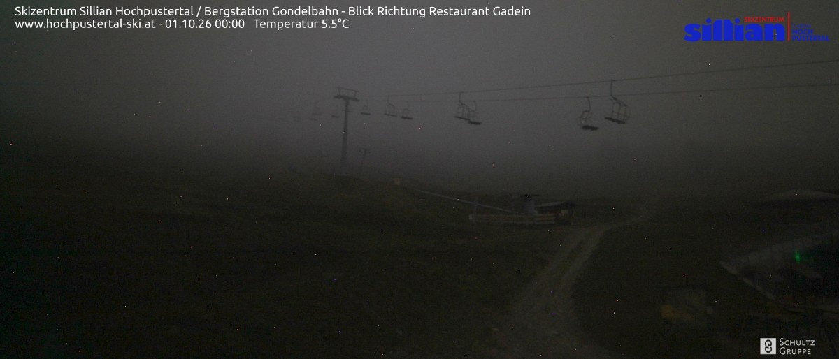 Archiv Foto Webcam Bergstation Gondelbahn in Sillian