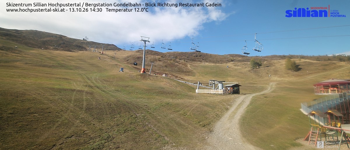 Archiv Foto Webcam Bergstation Gondelbahn in Sillian