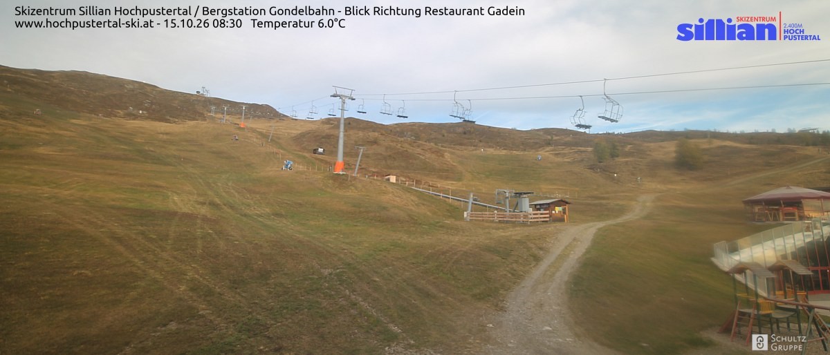 Archiv Foto Webcam Bergstation Gondelbahn in Sillian