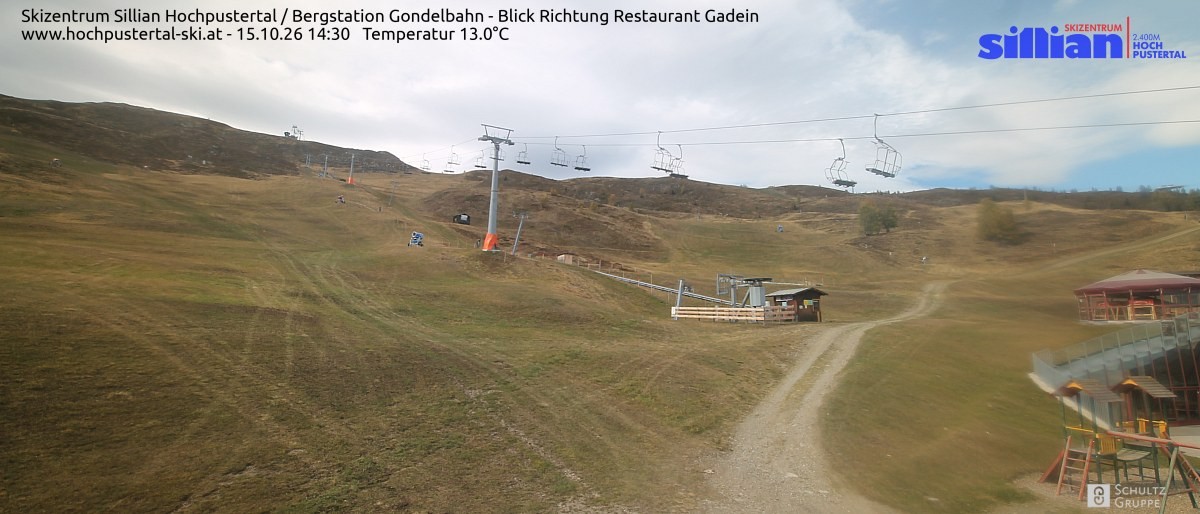 Archiv Foto Webcam Bergstation Gondelbahn in Sillian