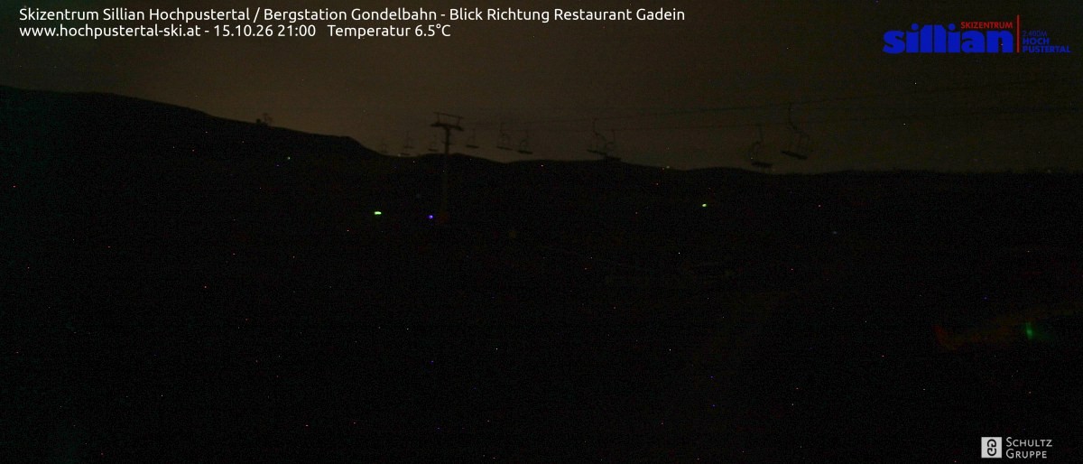 Archiv Foto Webcam Bergstation Gondelbahn in Sillian