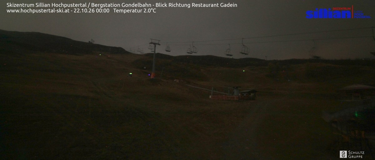 Archiv Foto Webcam Bergstation Gondelbahn in Sillian