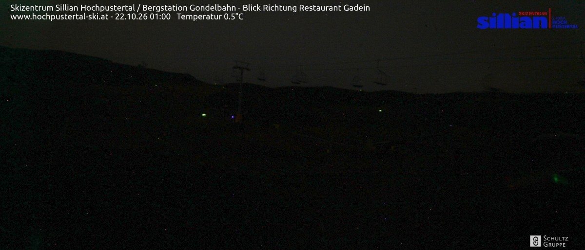 Archiv Foto Webcam Bergstation Gondelbahn in Sillian