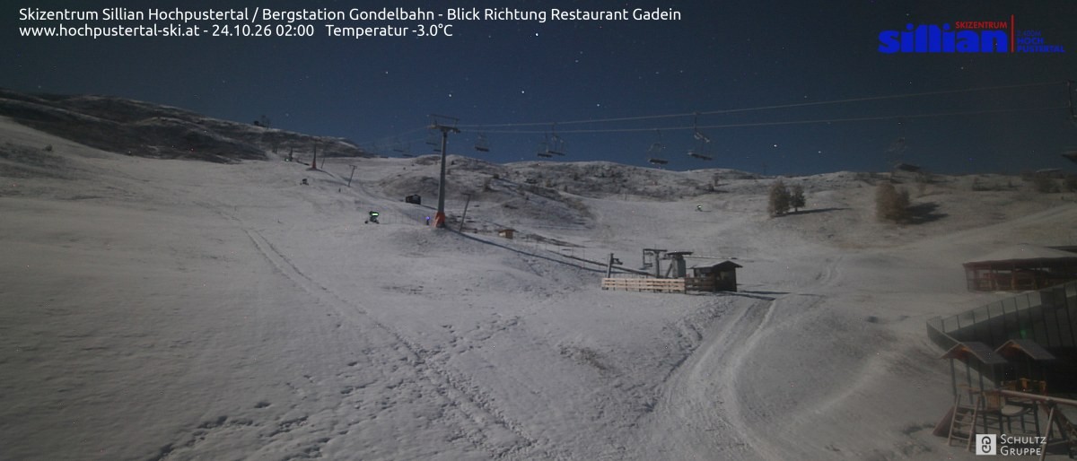 Archiv Foto Webcam Bergstation Gondelbahn in Sillian