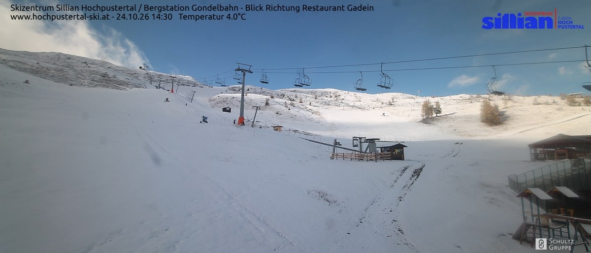 Archiv Foto Webcam Bergstation Gondelbahn in Sillian