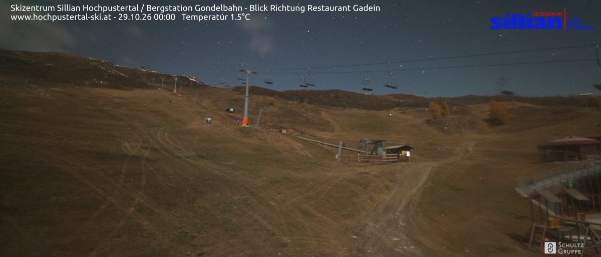 Archiv Foto Webcam Bergstation Gondelbahn in Sillian