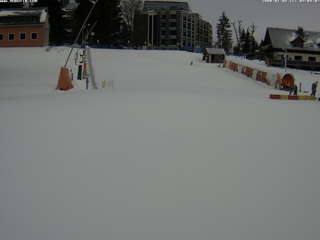 Archiv Foto Webcam Fichtelberg: Kinderskigelände