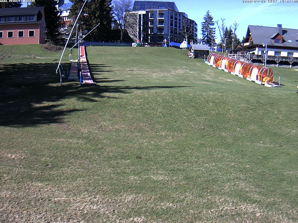 Archiv Foto Webcam Fichtelberg: Kinderskigelände