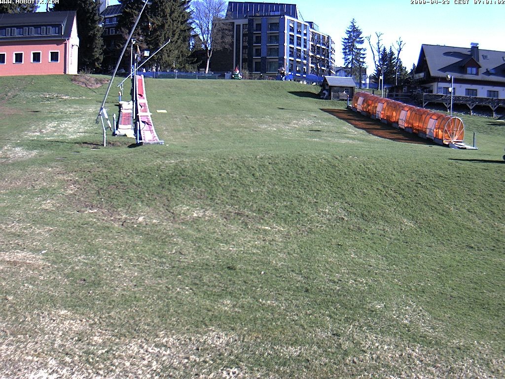 Archiv Foto Webcam Fichtelberg: Kinderskigelände