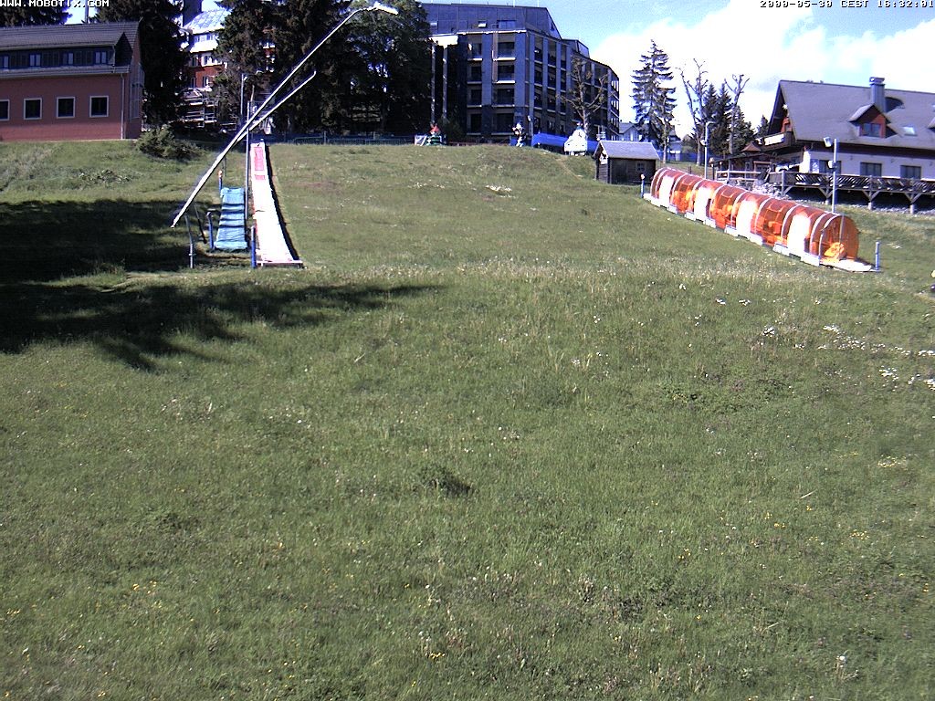 Archiv Foto Webcam Fichtelberg: Kinderskigelände