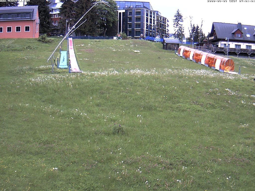 Archiv Foto Webcam Fichtelberg: Kinderskigelände