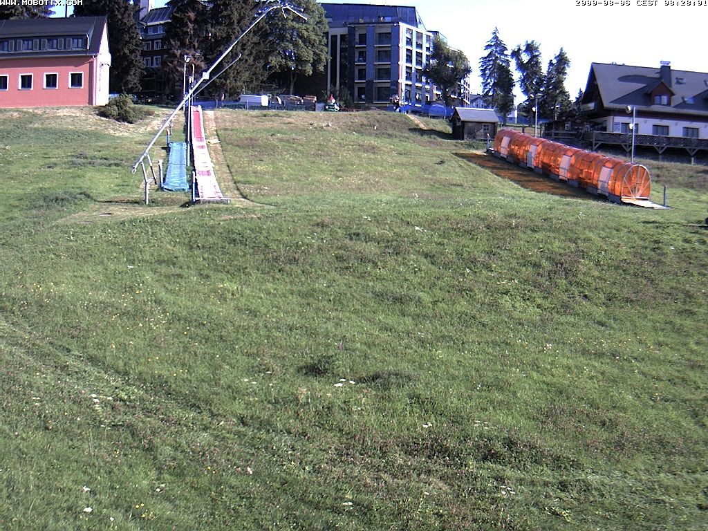 Archiv Foto Webcam Fichtelberg: Kinderskigelände