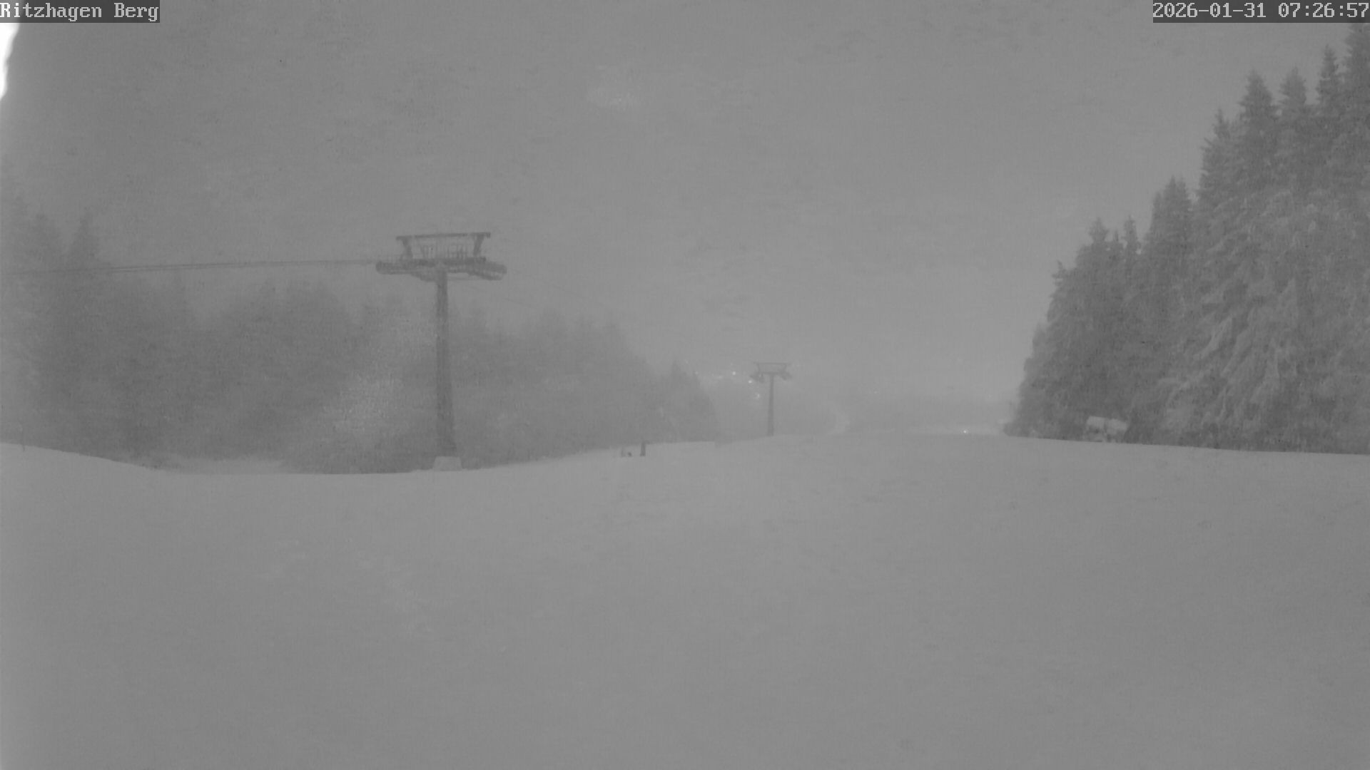 Archiv Foto Webcam Willingen: Ausblick Bergstation Ritzhagen