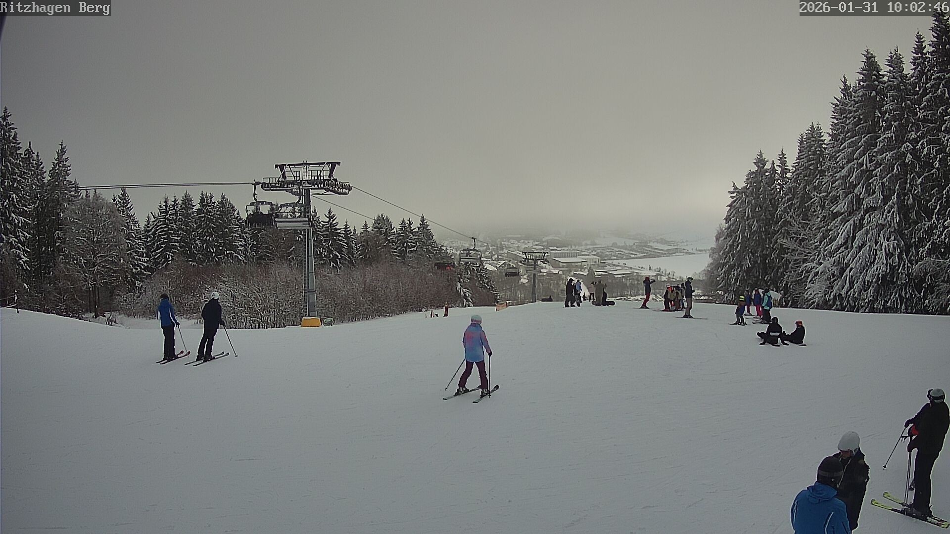 Archiv Foto Webcam Willingen: Ausblick Bergstation Ritzhagen