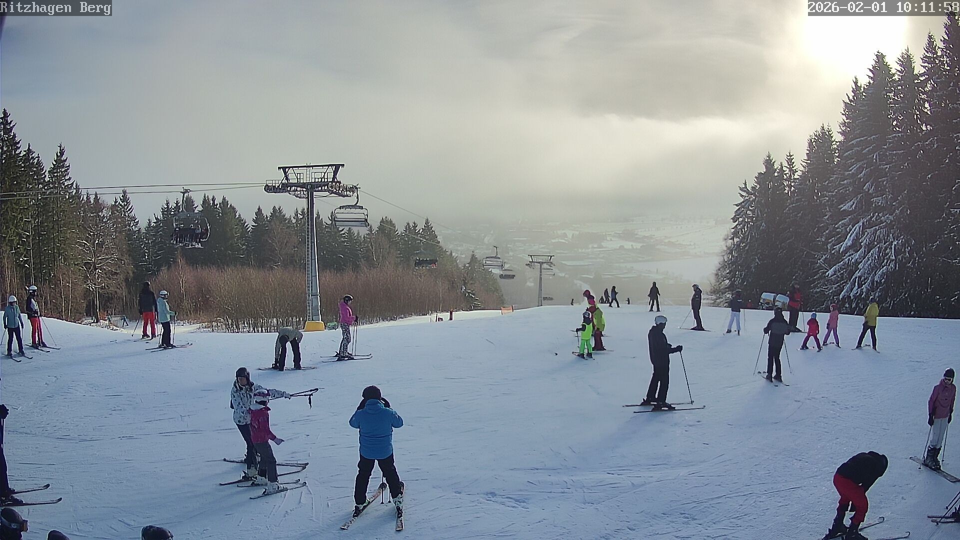 Archiv Foto Webcam Willingen: Ausblick Bergstation Ritzhagen