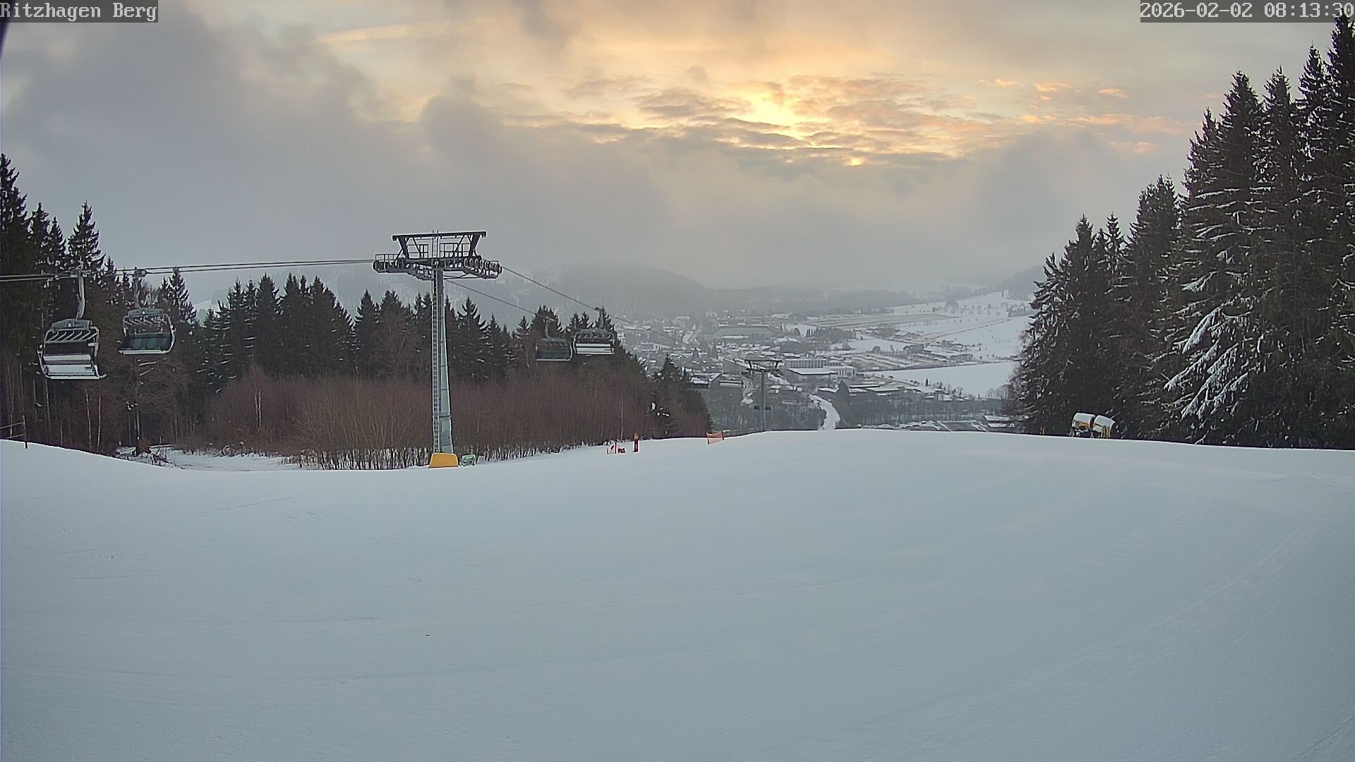 Archiv Foto Webcam Willingen: Ausblick Bergstation Ritzhagen