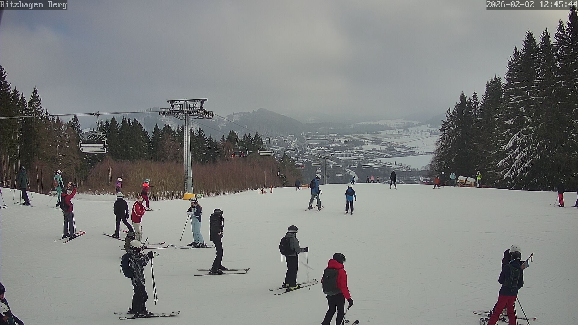 Archiv Foto Webcam Willingen: Ausblick Bergstation Ritzhagen