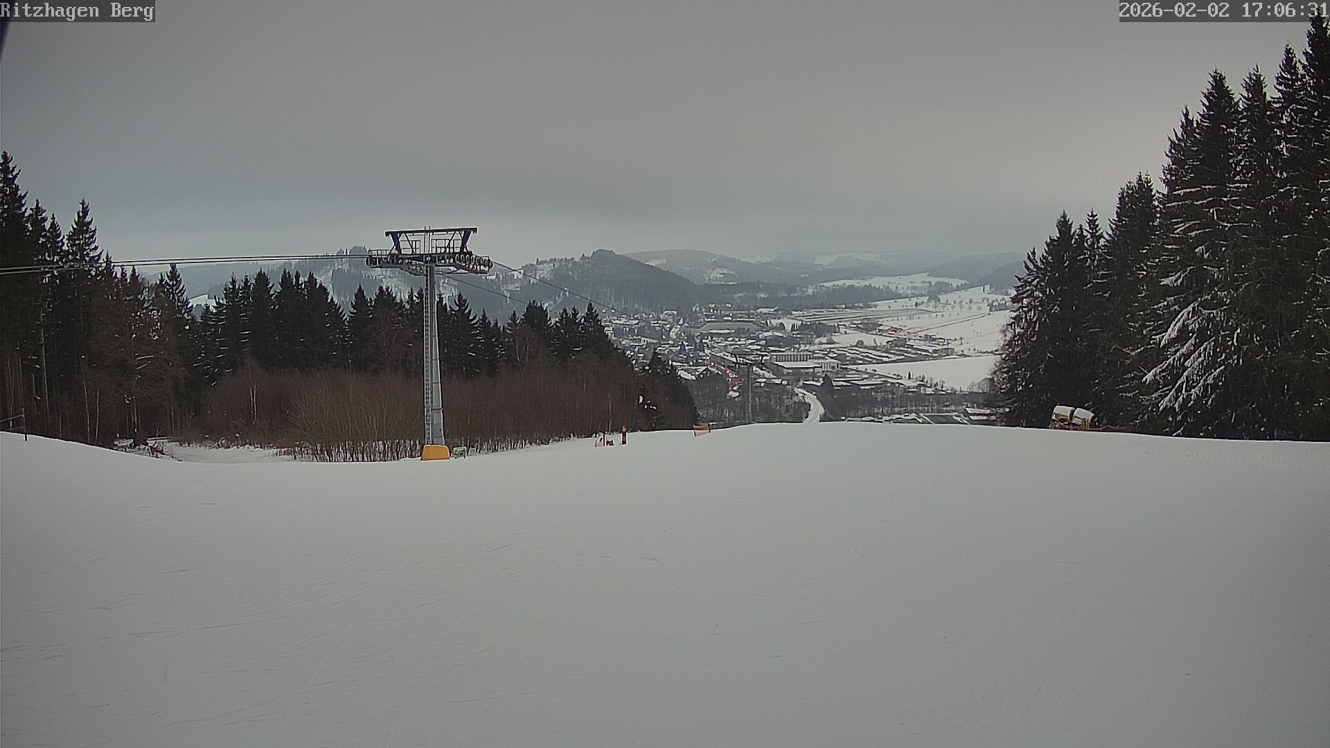 Archiv Foto Webcam Willingen: Ausblick Bergstation Ritzhagen