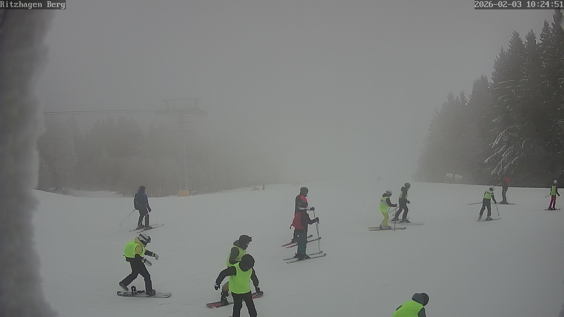 Archiv Foto Webcam Willingen: Ausblick Bergstation Ritzhagen