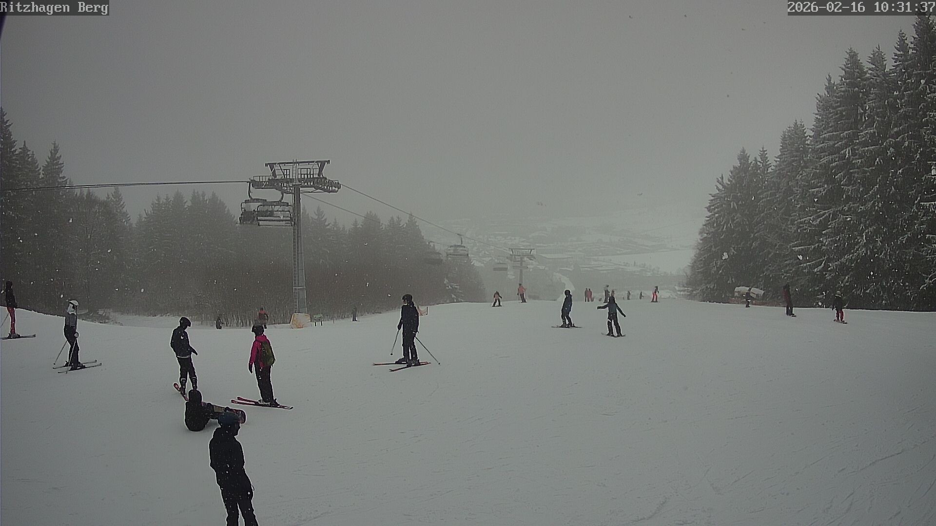 Archiv Foto Webcam Willingen: Ausblick Bergstation Ritzhagen