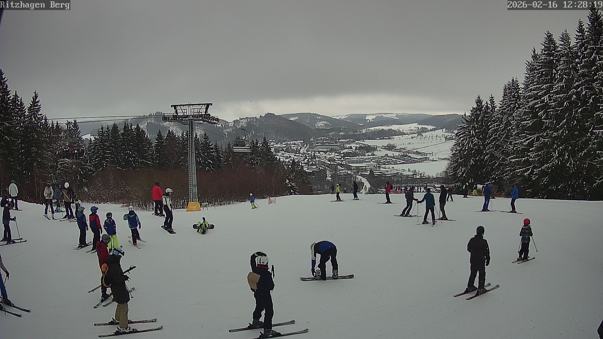 Archiv Foto Webcam Willingen: Ausblick Bergstation Ritzhagen