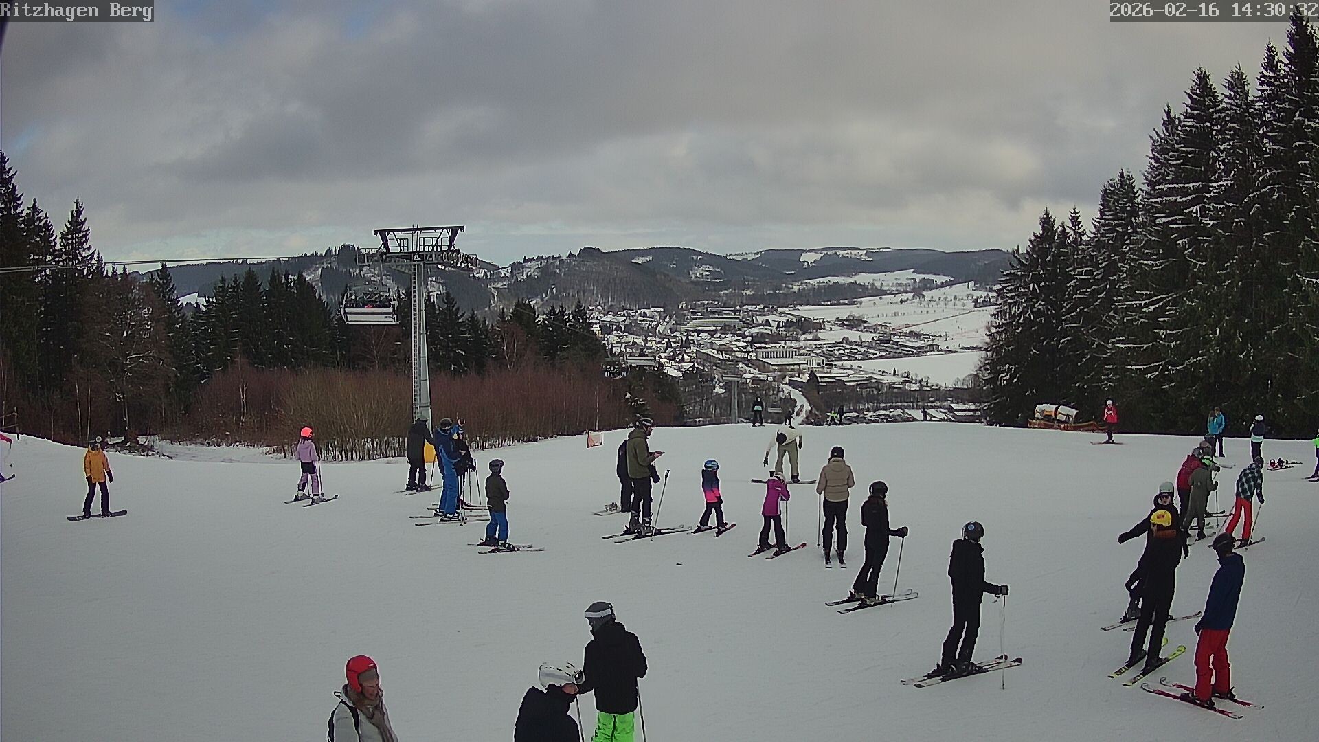 Archiv Foto Webcam Willingen: Ausblick Bergstation Ritzhagen