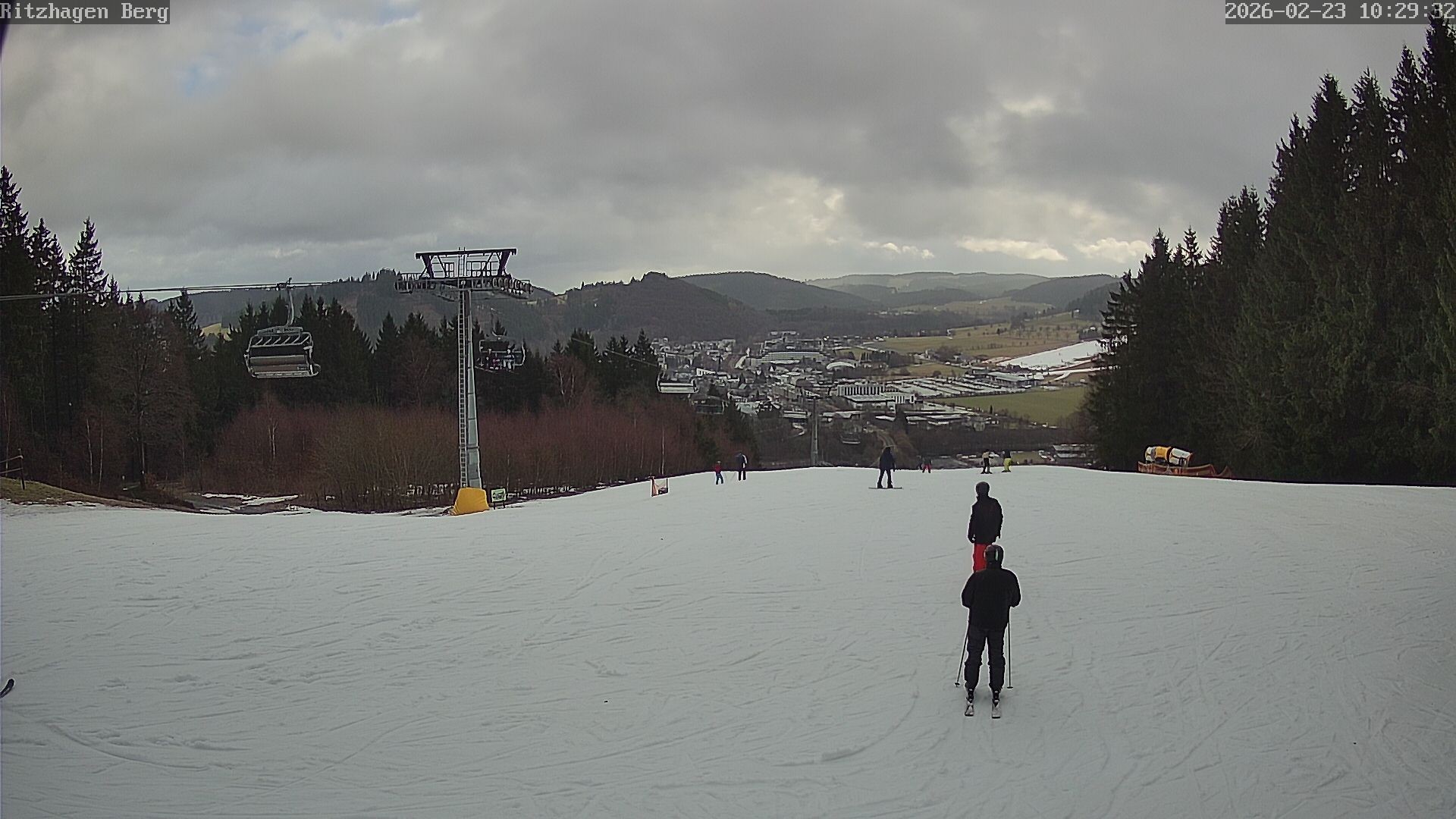 Archiv Foto Webcam Willingen: Ausblick Bergstation Ritzhagen