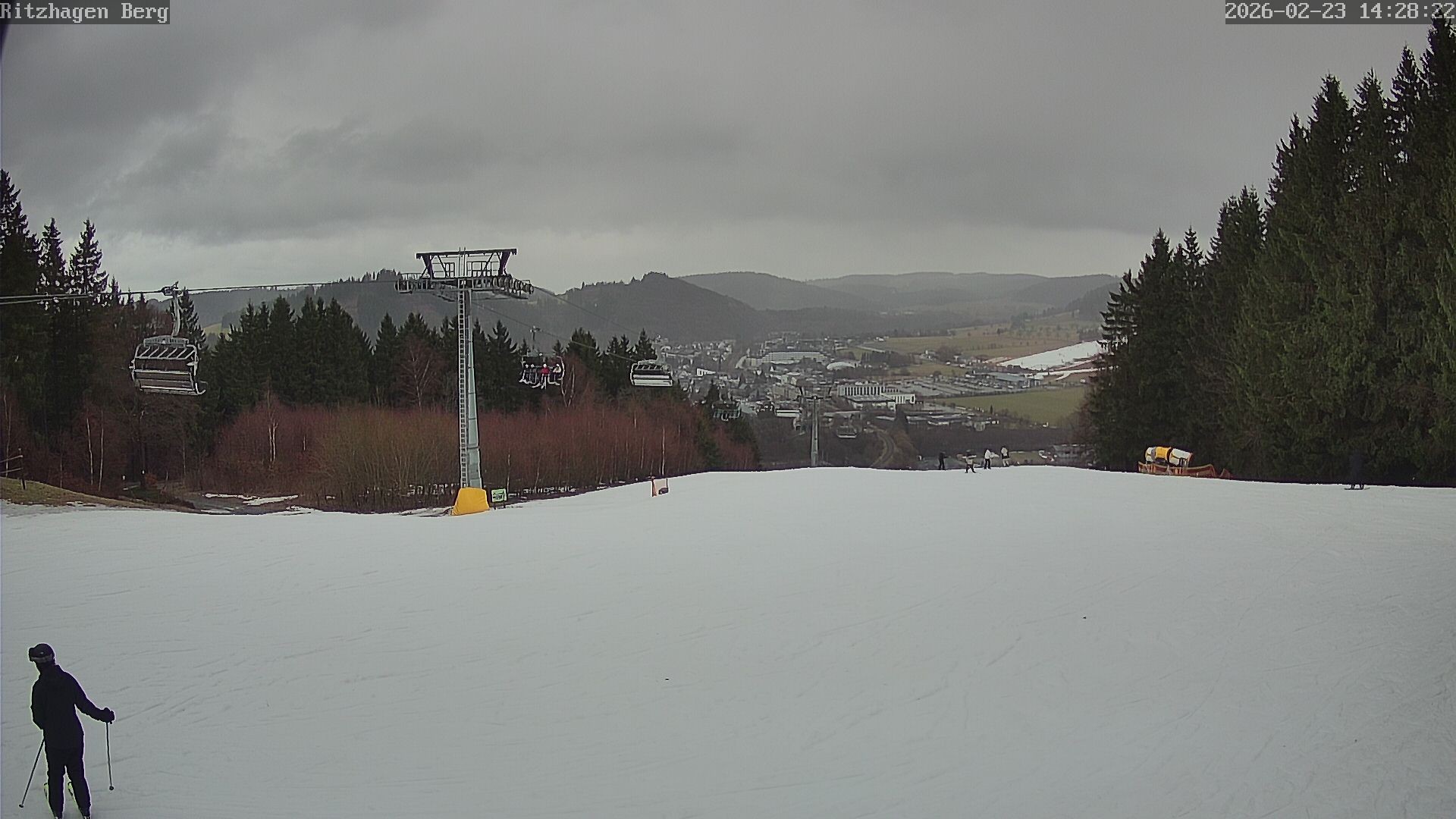 Archiv Foto Webcam Willingen: Ausblick Bergstation Ritzhagen