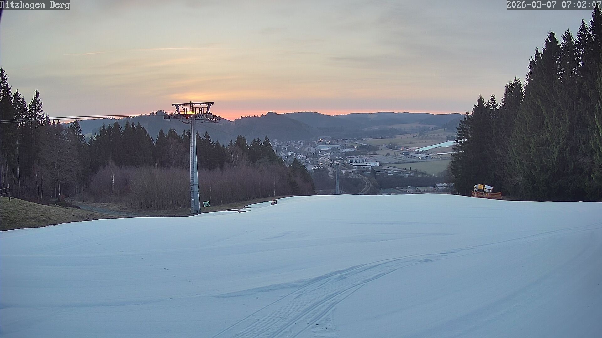 Archiv Foto Webcam Willingen: Ausblick Bergstation Ritzhagen