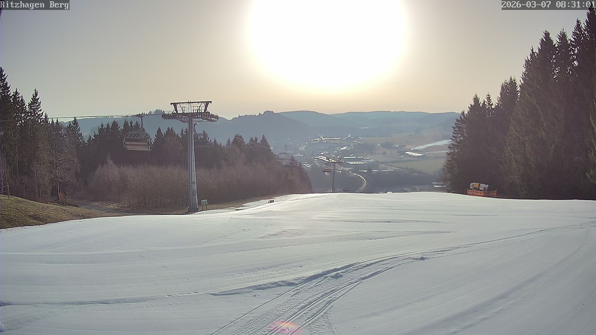 Archiv Foto Webcam Willingen: Ausblick Bergstation Ritzhagen