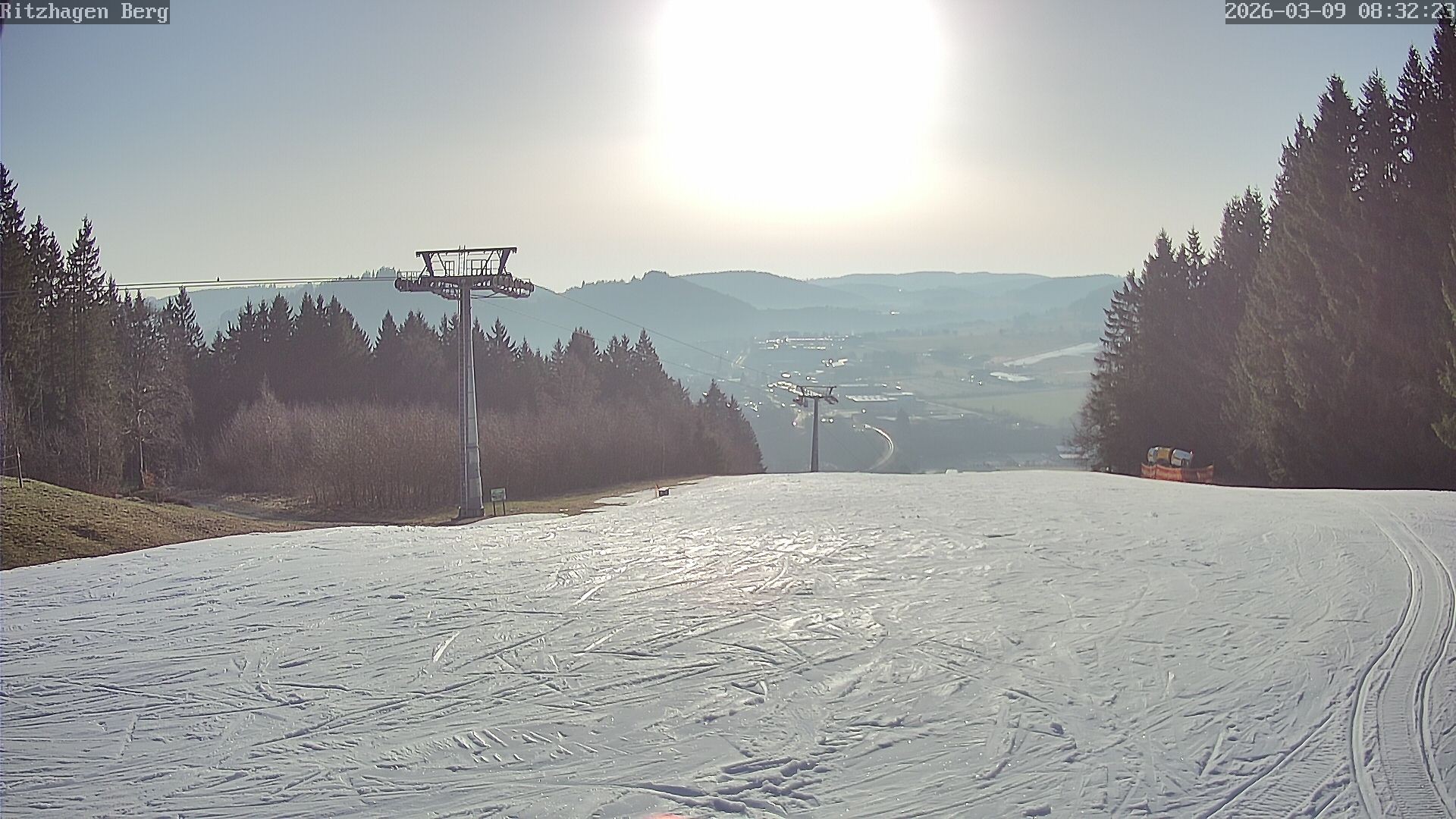 Archiv Foto Webcam Willingen: Ausblick Bergstation Ritzhagen