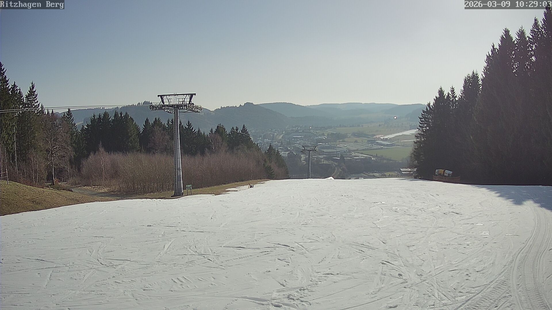 Archiv Foto Webcam Willingen: Ausblick Bergstation Ritzhagen