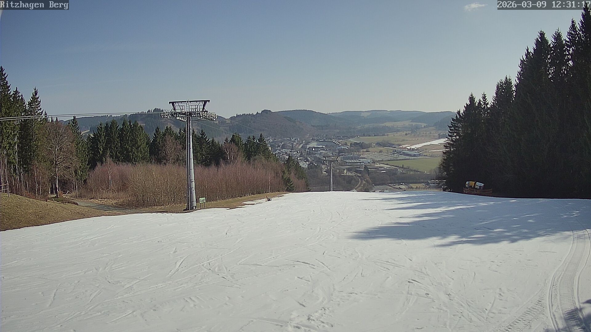 Archiv Foto Webcam Willingen: Ausblick Bergstation Ritzhagen