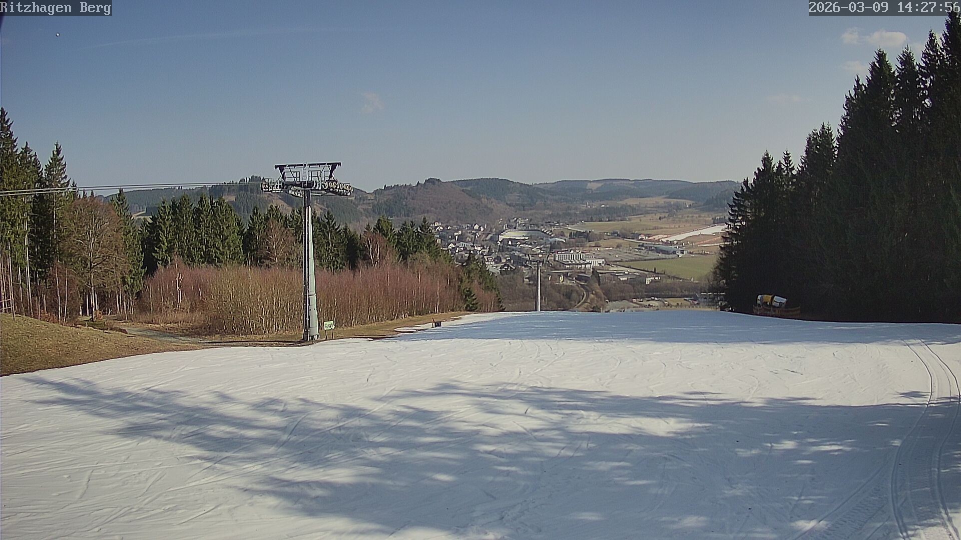Archiv Foto Webcam Willingen: Ausblick Bergstation Ritzhagen