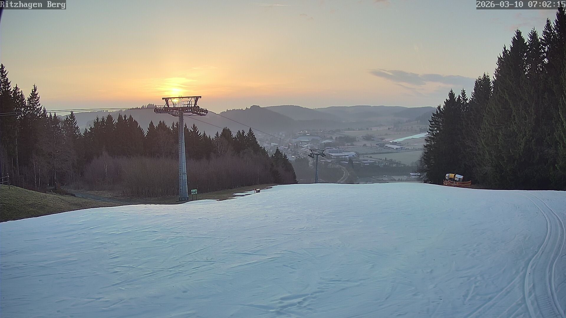 Archiv Foto Webcam Willingen: Ausblick Bergstation Ritzhagen
