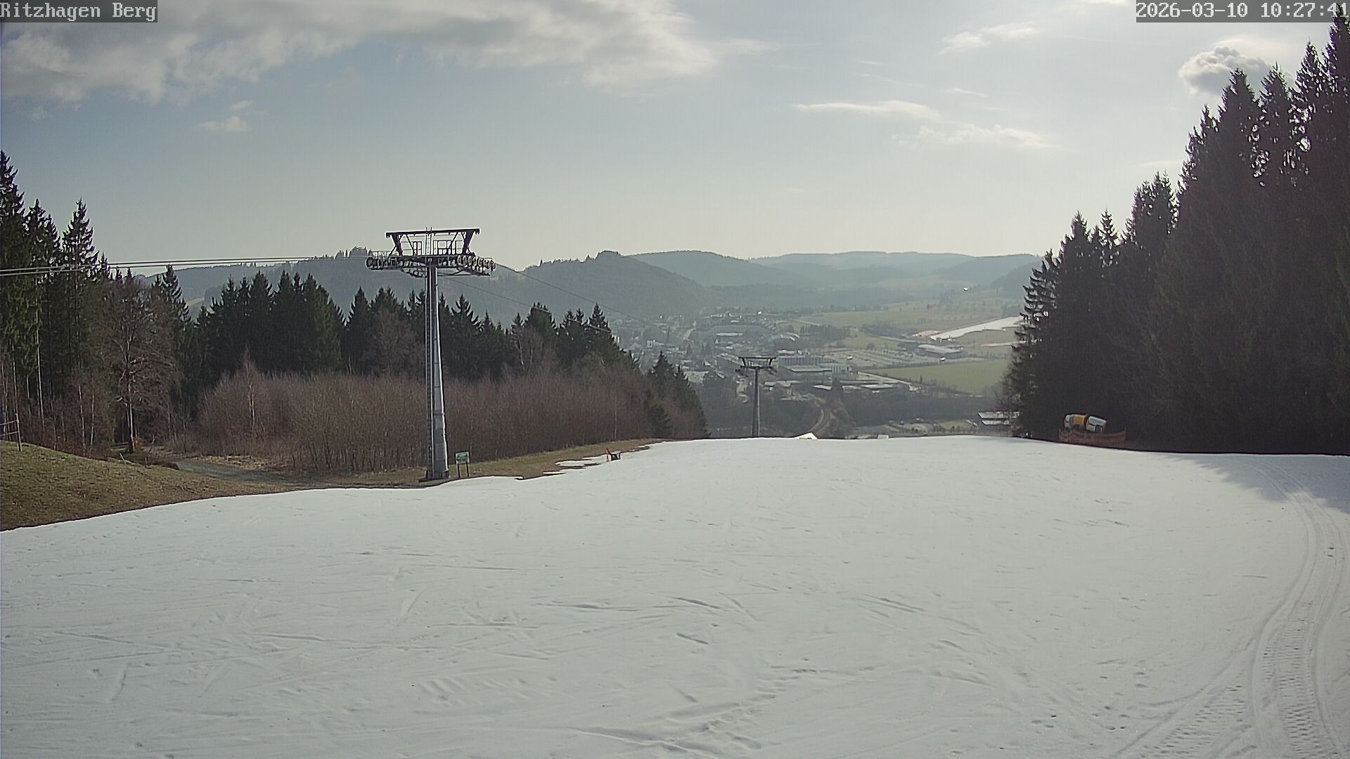 Archiv Foto Webcam Willingen: Ausblick Bergstation Ritzhagen