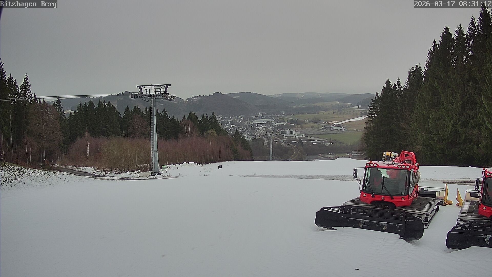 Archiv Foto Webcam Willingen: Ausblick Bergstation Ritzhagen