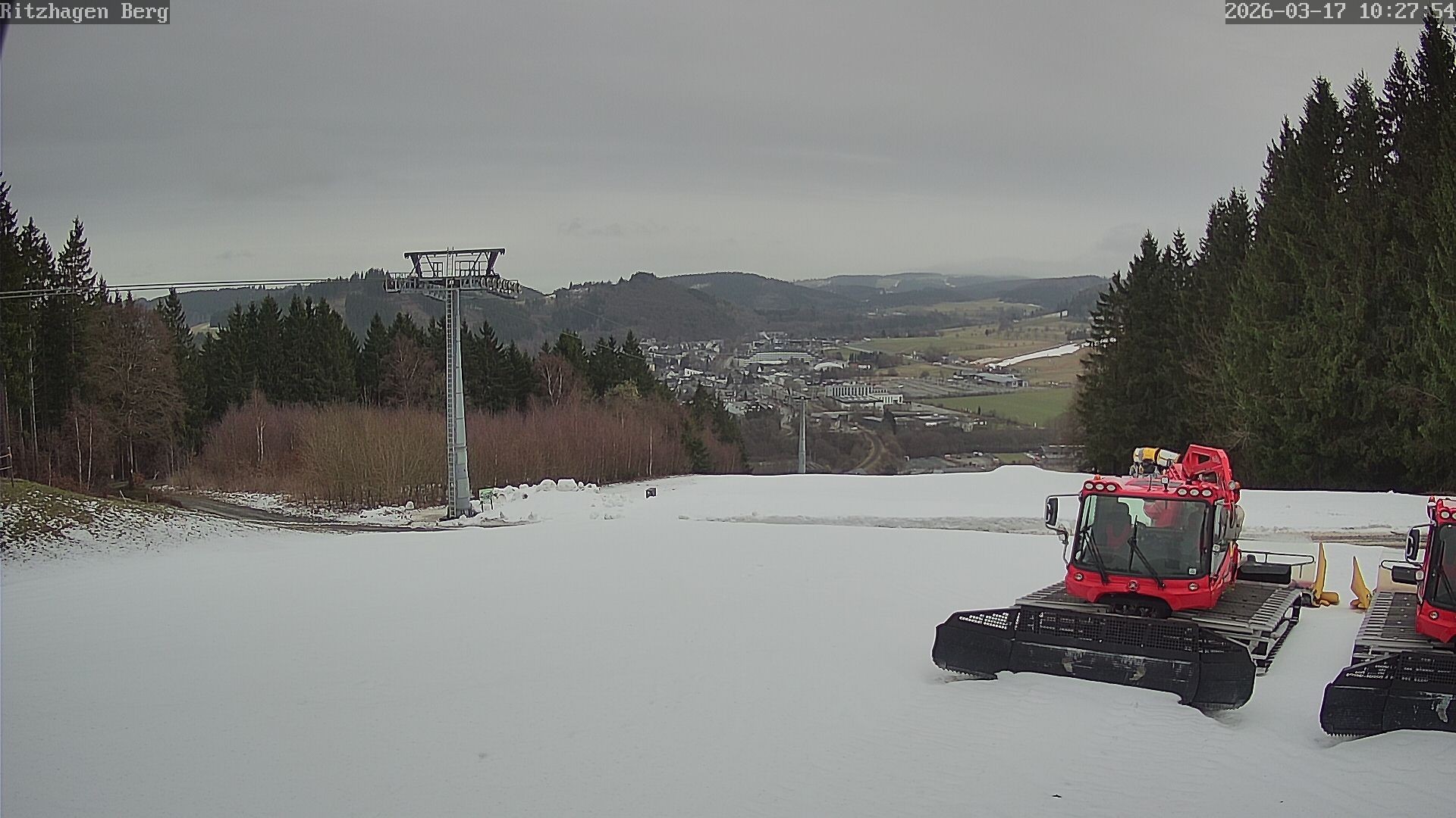 Archiv Foto Webcam Willingen: Ausblick Bergstation Ritzhagen