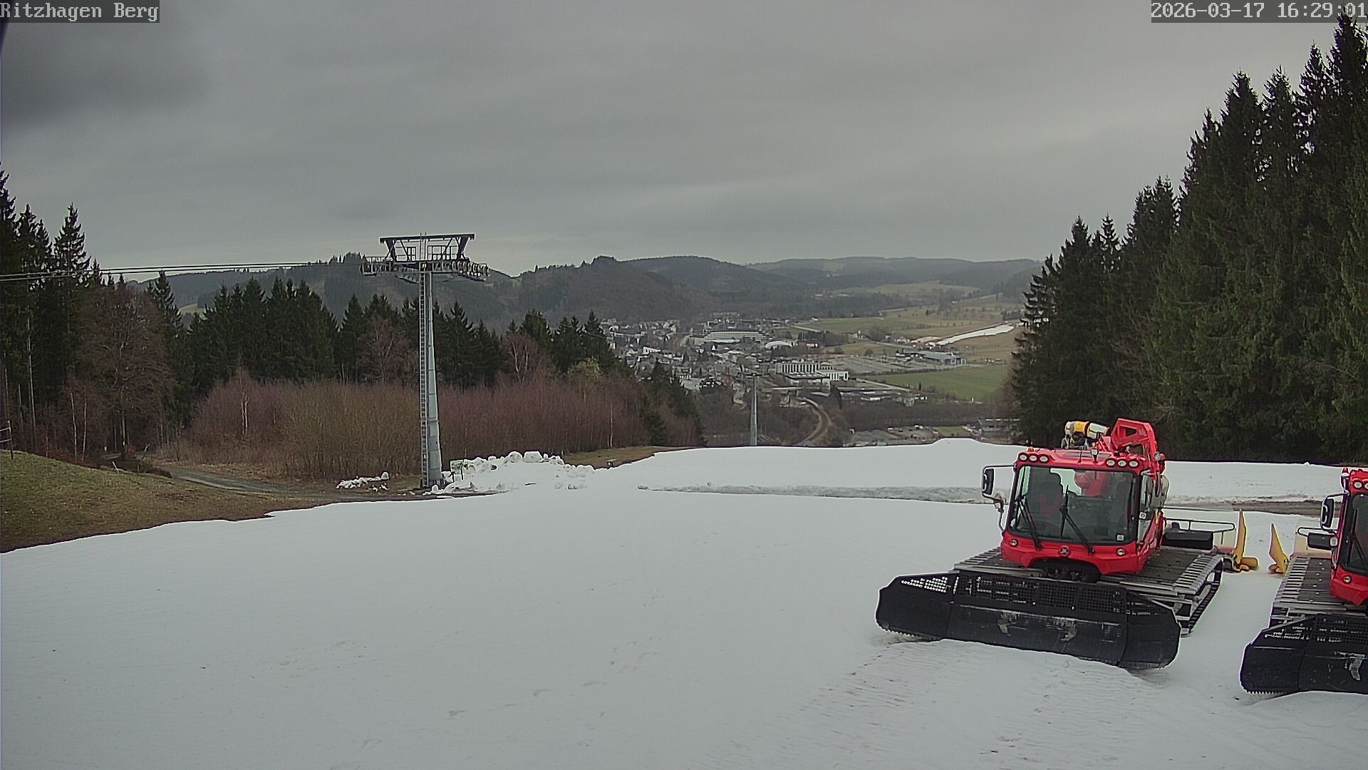 Archiv Foto Webcam Willingen: Ausblick Bergstation Ritzhagen