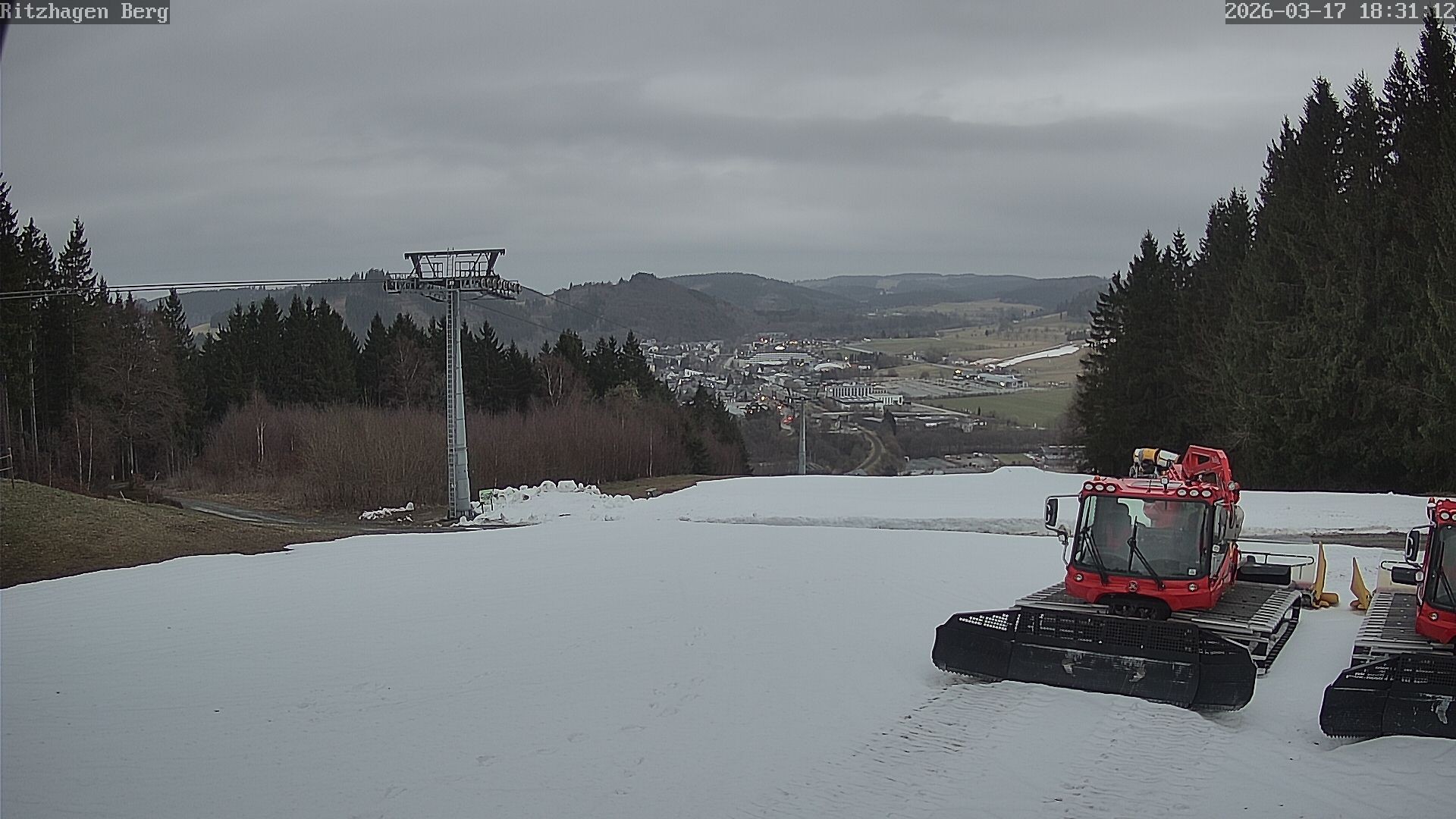 Archiv Foto Webcam Willingen: Ausblick Bergstation Ritzhagen