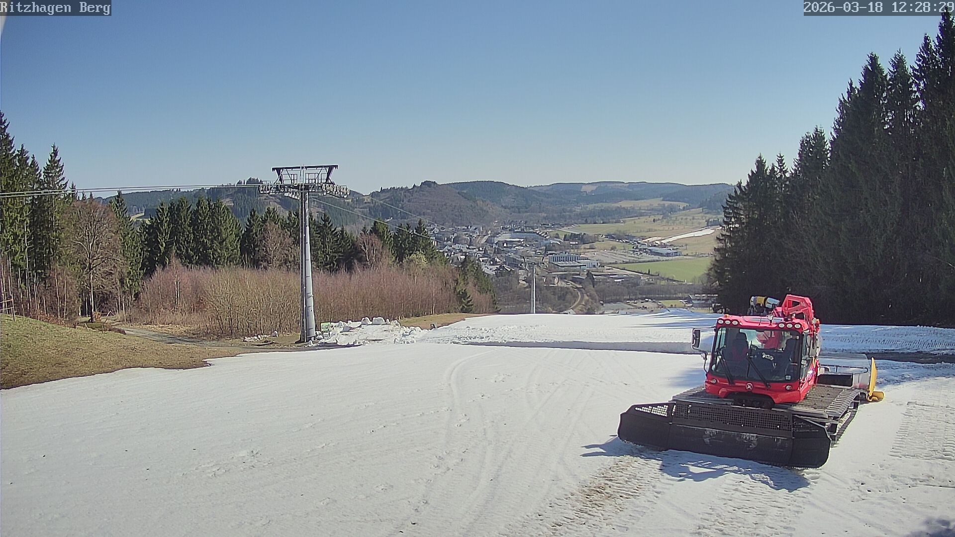 Archiv Foto Webcam Willingen: Ausblick Bergstation Ritzhagen