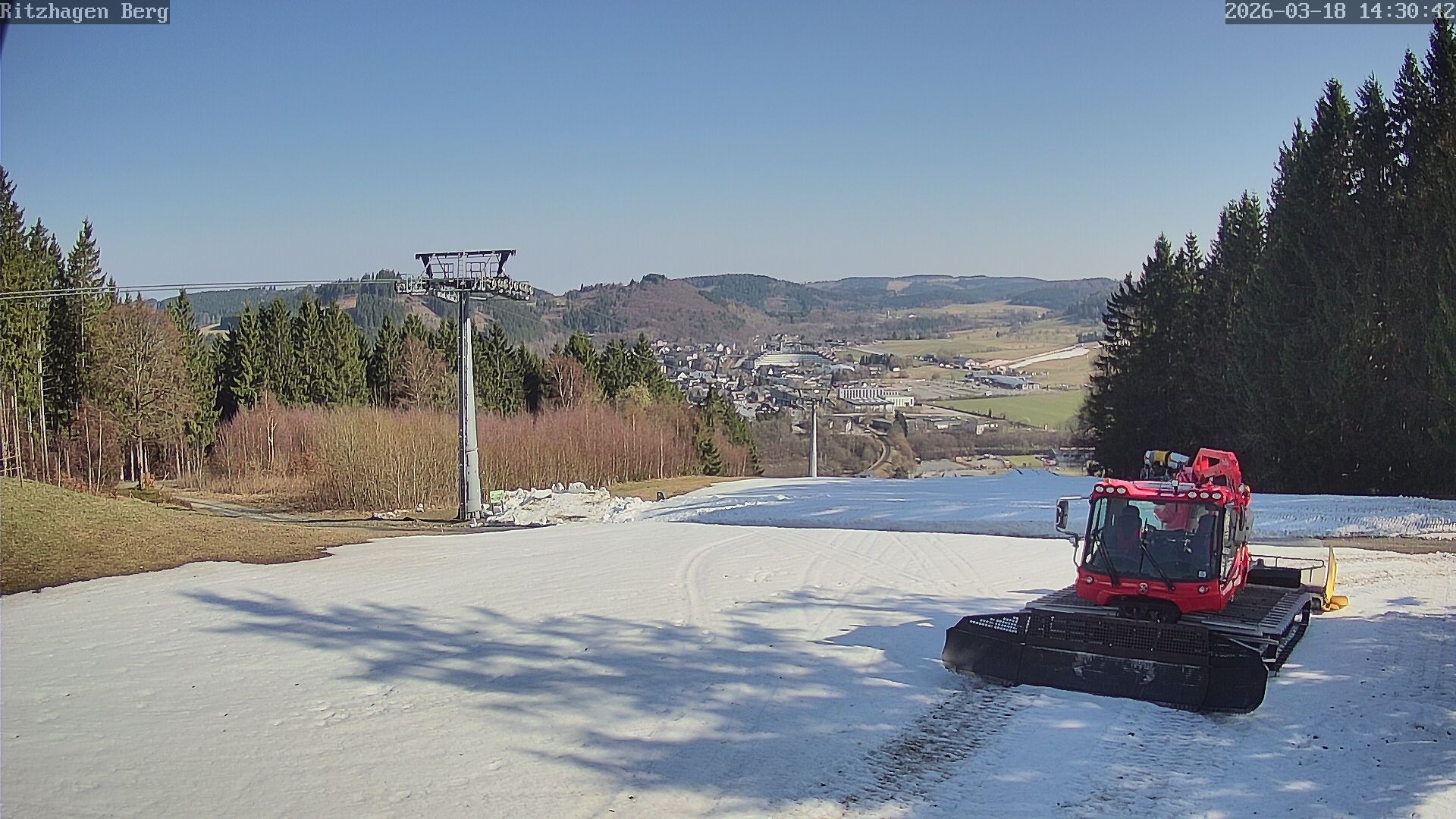 Archiv Foto Webcam Willingen: Ausblick Bergstation Ritzhagen
