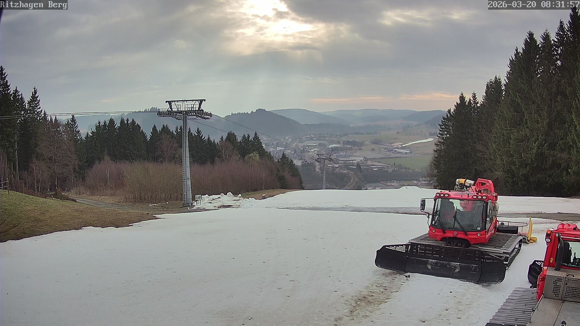 Archiv Foto Webcam Willingen: Ausblick Bergstation Ritzhagen