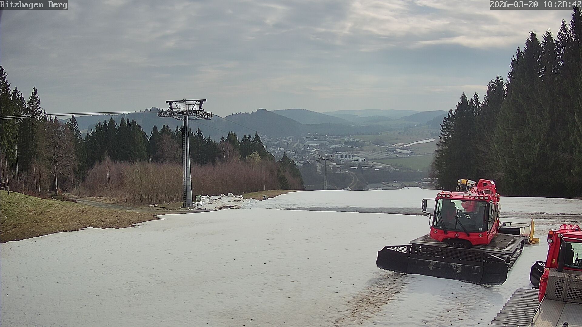 Archiv Foto Webcam Willingen: Ausblick Bergstation Ritzhagen