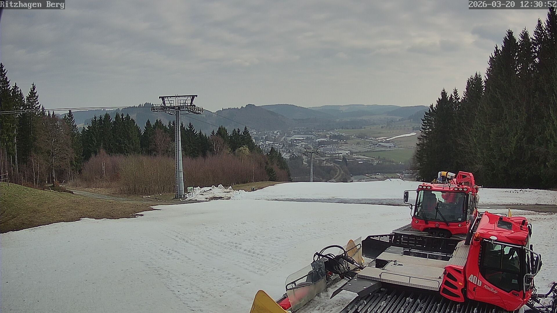 Archiv Foto Webcam Willingen: Ausblick Bergstation Ritzhagen