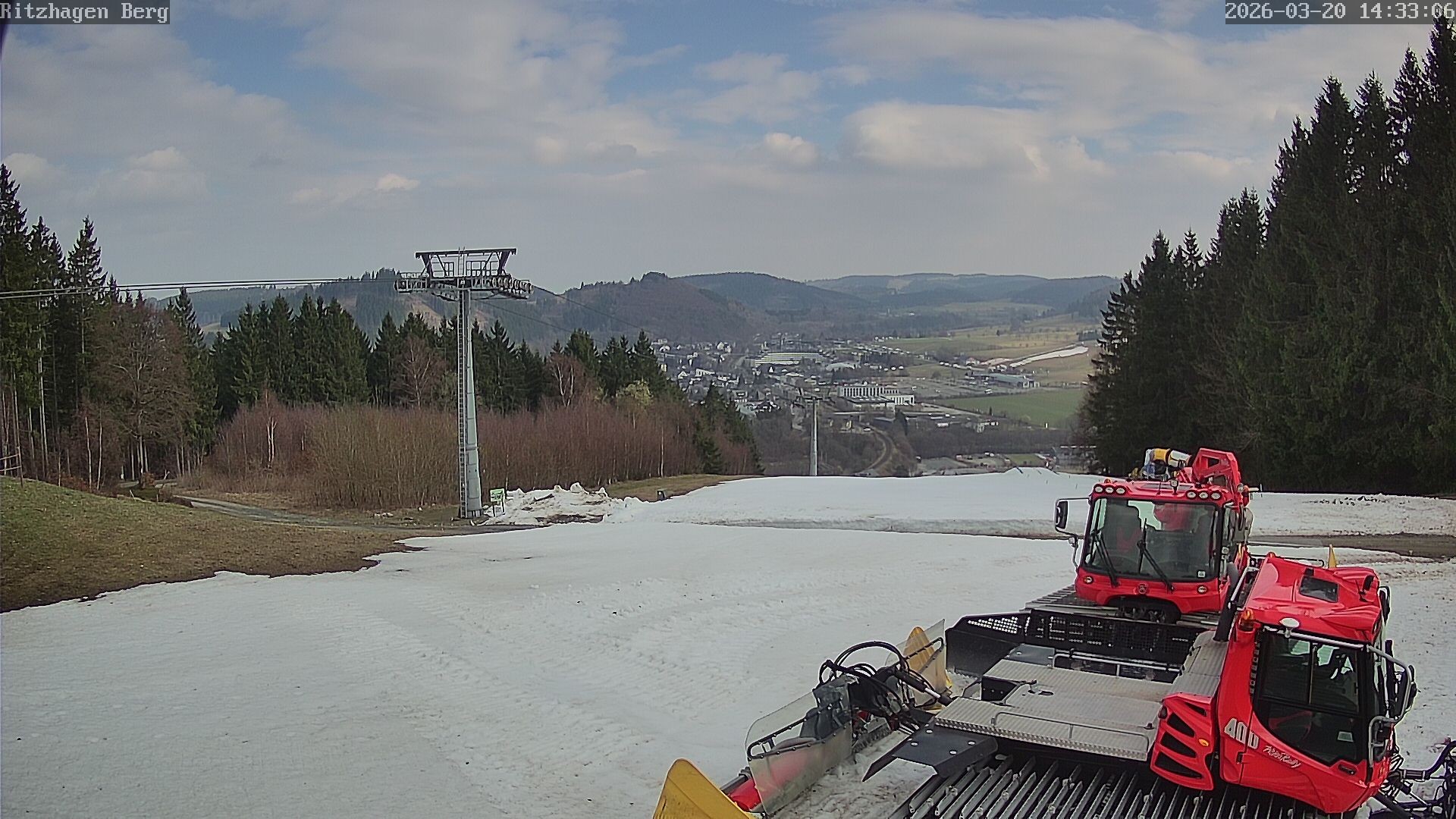 Archiv Foto Webcam Willingen: Ausblick Bergstation Ritzhagen