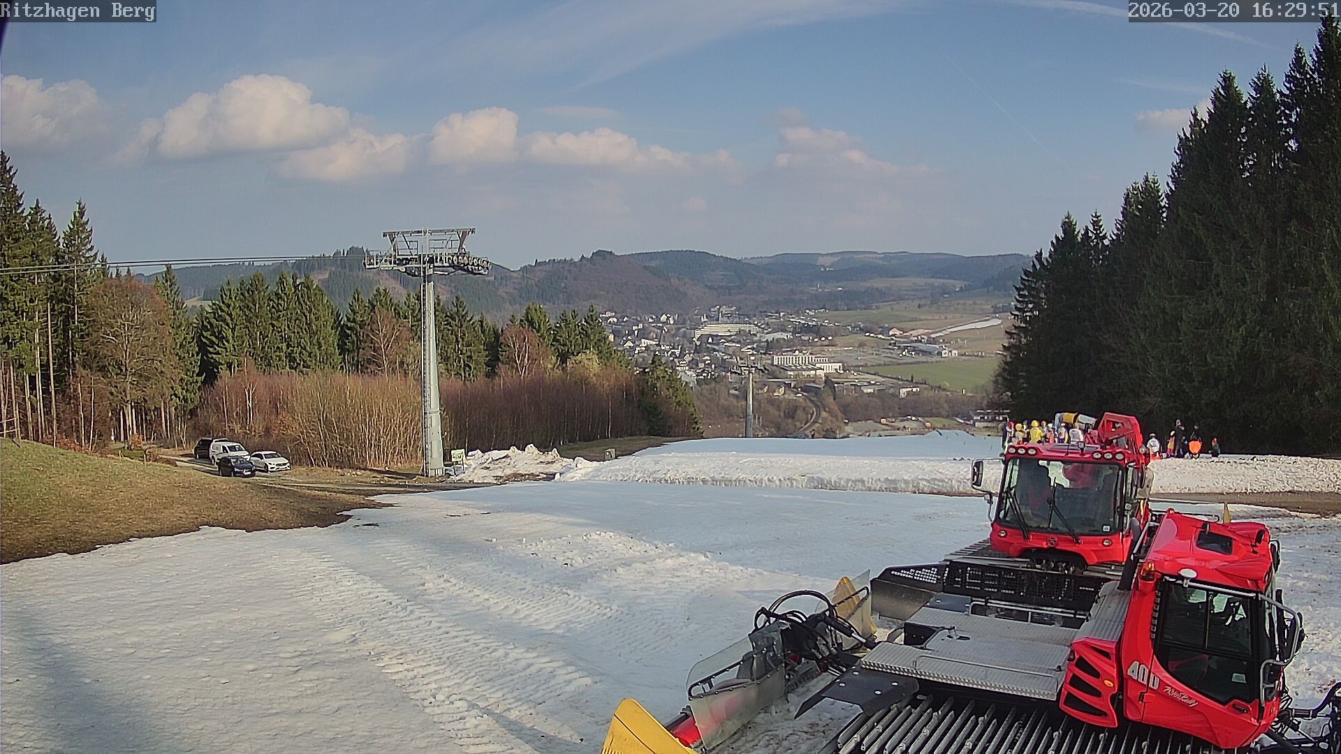 Archiv Foto Webcam Willingen: Ausblick Bergstation Ritzhagen