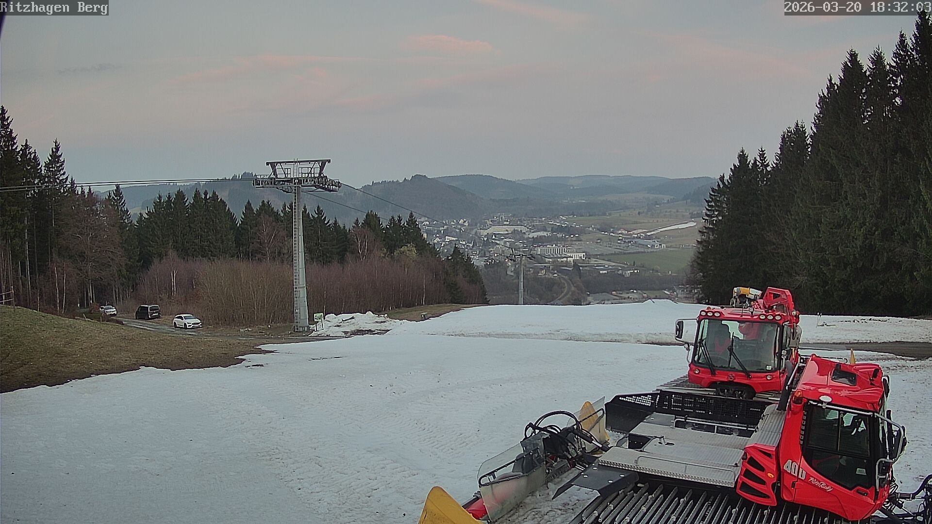 Archiv Foto Webcam Willingen: Ausblick Bergstation Ritzhagen