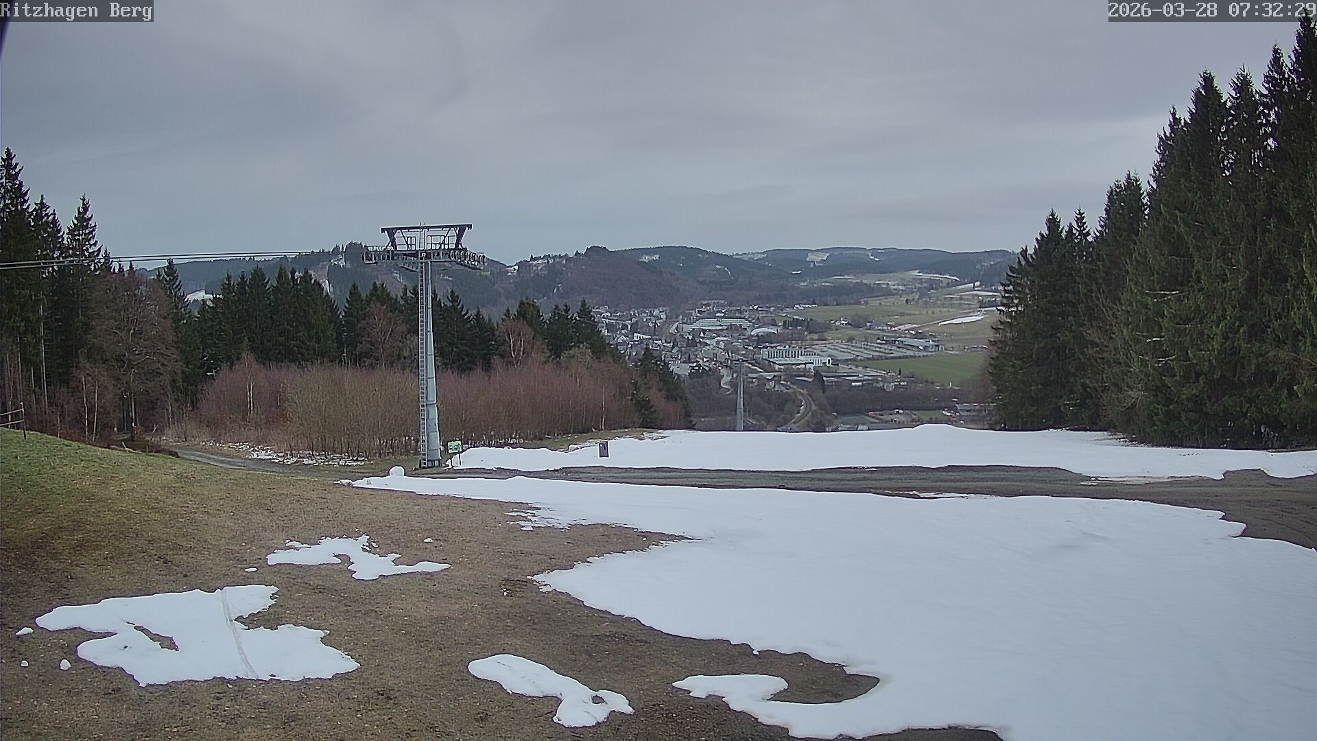 Archiv Foto Webcam Willingen: Ausblick Bergstation Ritzhagen