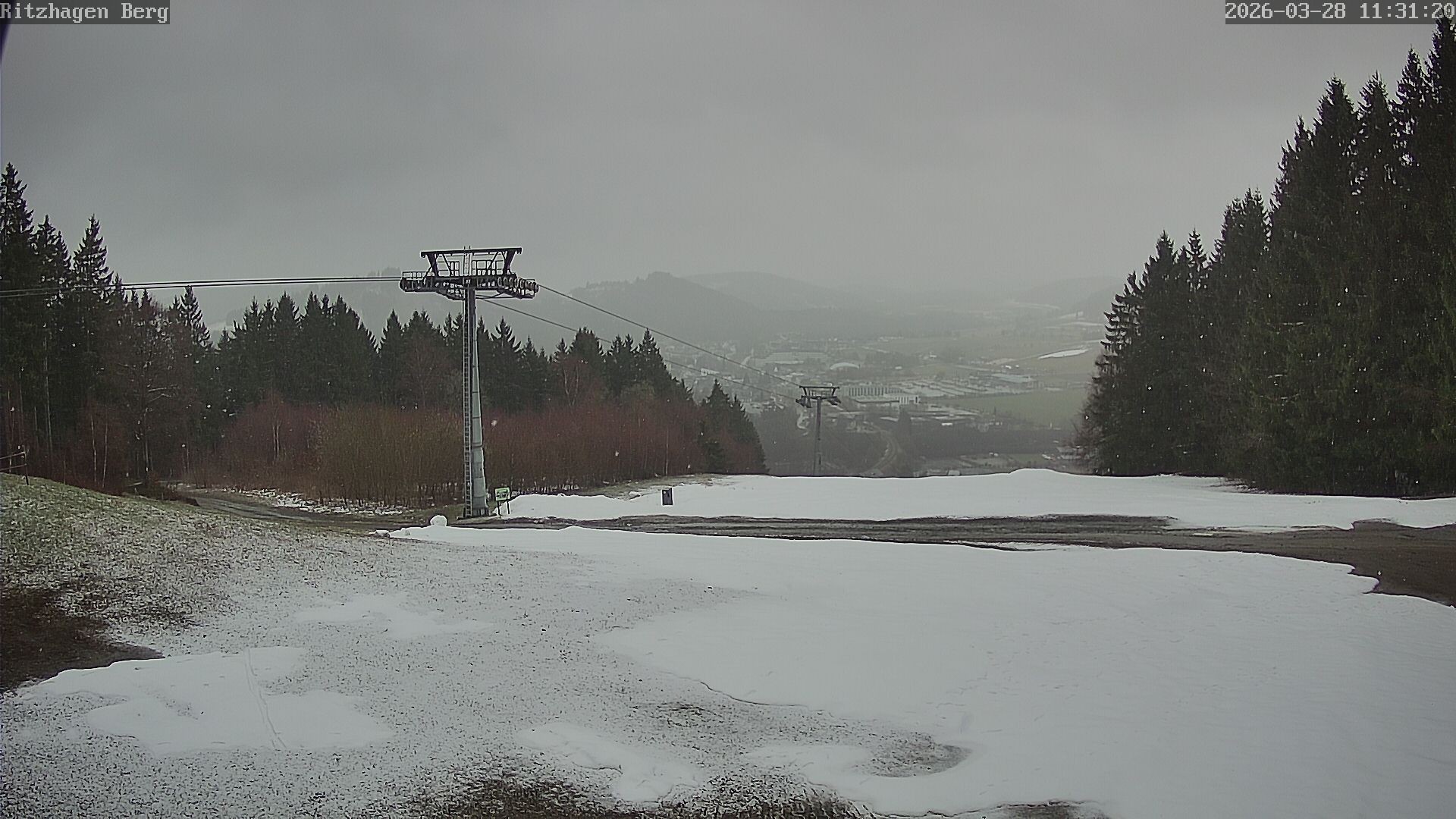 Archiv Foto Webcam Willingen: Ausblick Bergstation Ritzhagen